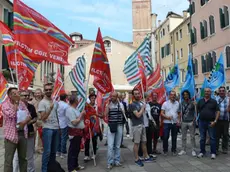 INTERPRESS/GF.TAGLIAPIETRA. 28.07.14.- MAFIFESTAZIONE DEI CHIMICI FINO A PALAZZO BALBI.