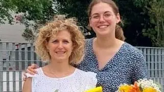 Stefania Toppan con la figlia Francesca Minetto