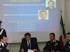 Interpress/Mazzega Venezia, 07.03.2017.- Conf.Stampa CC. Venezia Operazione "Nuova Frontiera".- Nella foto da sx Col.Claudio Lunardi,il Proc. Adelchi d'Ippolitom Ten.Co. Scarpa Helios ed il Cap. Russo Dario