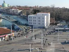 Interpress/M.Tagliapietra Venezia 18.01.2017.- Sciopero Actv. Piazzale Roma.