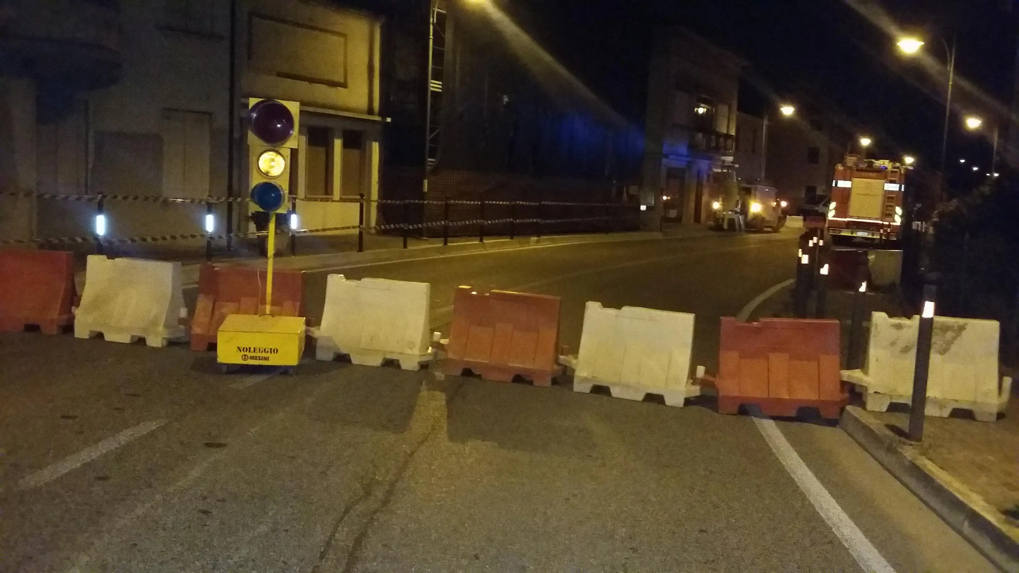 Evacuate cinque persone e chiusa la regionale Piovese