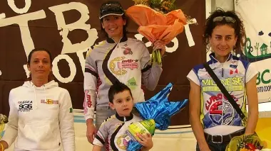 UDACE. Il podio della gara femminile a Zenson