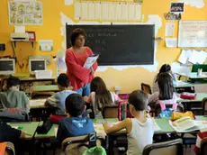 17/09/2008 ROMA LA SCUOLA IQBAL MASIH . LEZIONE IN UNA CLASSE DI III ELEMENTARE