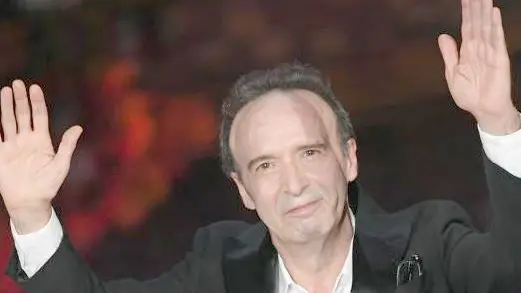 Roberto Benigni in una foto di archivio