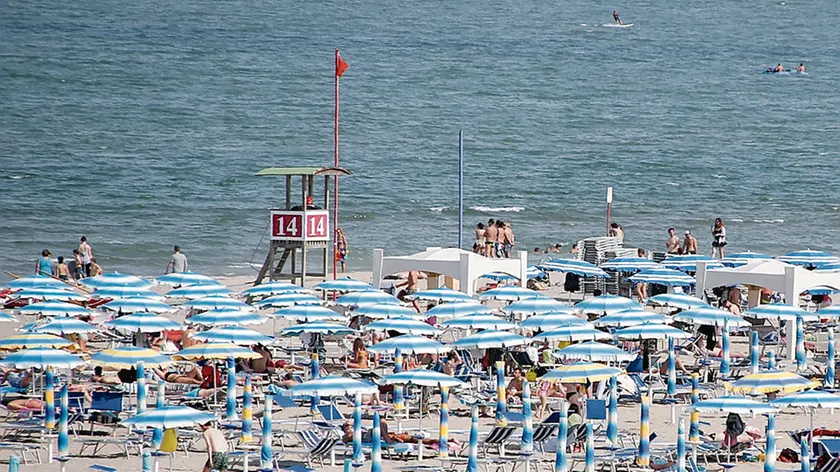 Spiagge Sottomarina.Mestre, 14/06/2020.Foto A. Gilardi/Ag. Lorenzo Pòrcile