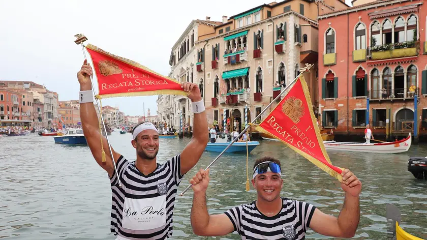 Matteo Zaniol e Nicolò Trabuio, i vincitori della Storica. Fotoservizio Interpress