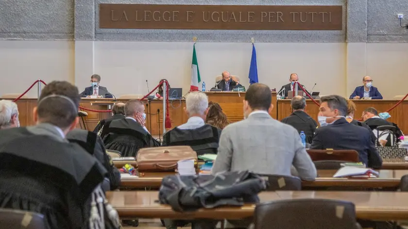 Mestre aula bunker processo Donadio - deposizione Sgnaolin