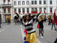 Flash Mob in piazza Ferretto per il Venezuela.