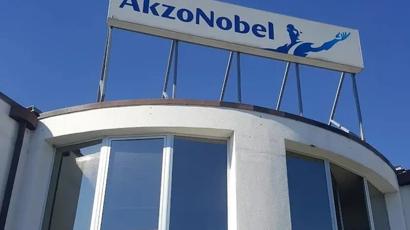 La sede dell’AkzoNobel a Peseggia