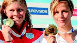 Federica Pellegrini sul podio