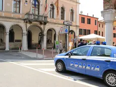 Presidio di protesta contro la Castellana Bis di fronte al municipio di Mestre