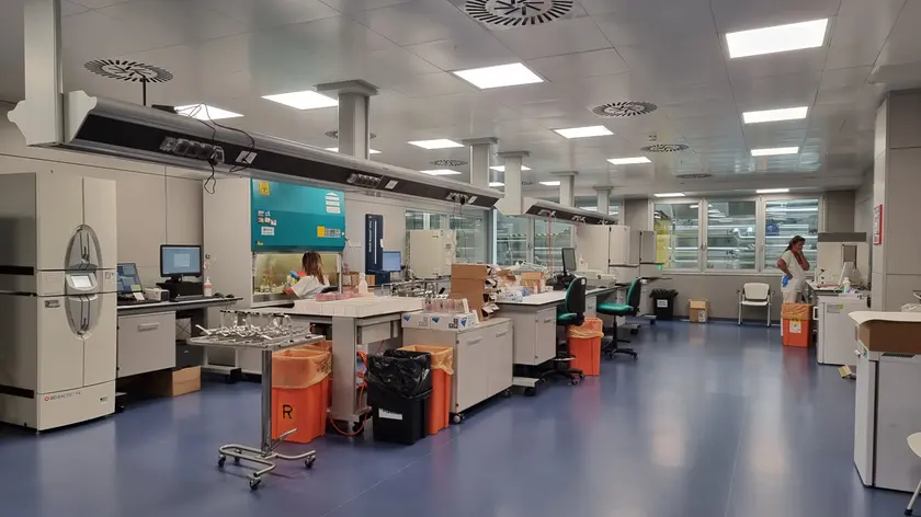 Il Laboratorio d'analisi dell'Ulss 3 all'ospedale di Mestre