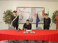 Foto Agenzia Candussi/ Mion/ Carabinieri via Miranese Mestre/ Conferenza stampa: Arresto di due nomadi per estorsione