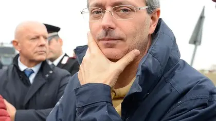 STIEVANO - BASE DI SANSIRO A BAGNOLI DI SOPRA - 04/11/2016 - VISITA DI MATTEO SALVINI ALLA BASE.NELLA FOTO : SIMONE BORILE RESPONSABILE DELLA COOPERATIVA.PH ZANGIROLAMI