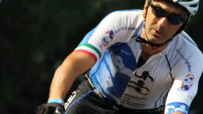 Alessandro Ballarin all'Iron Man di Nizza