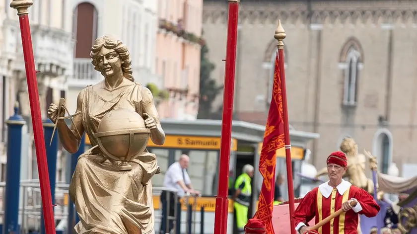 Un'immmagine della Regata Storica