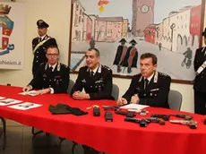 Conferenza stampa presso il comando provinciale dei Carabinieri di Venezia sull' operazione Raptor che ha portato all'arresto di una banda di rapinatori seriali