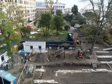 Interpress/M.Tagliapietra Venezia 25.10.2018.- Scavi archeologici, Giardintetti Reali.