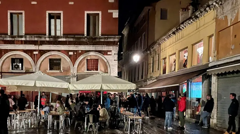 Movida nella zona di Rialto
