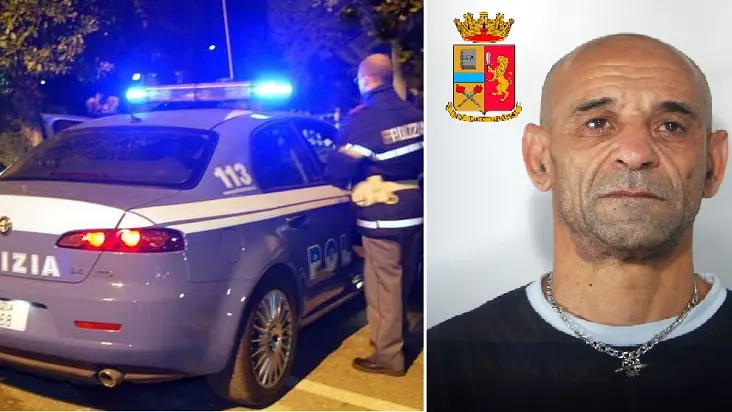 in foto la polizia intervenuta sul parcheggio dove si e' svolto l'agguato..RAPINA PER 30 MILA EURO ALL' IPPODROMO SANT'ARTEMIO IN VIALE FELISSENT - polizia notte..