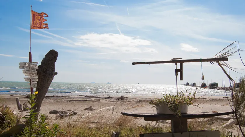 La spiaggia di Pellestrina