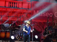 Italian singer Zucchero performs on the stage at San Marco square in Venice, 03 July 2018. ANSA/ANDREA MEROLA