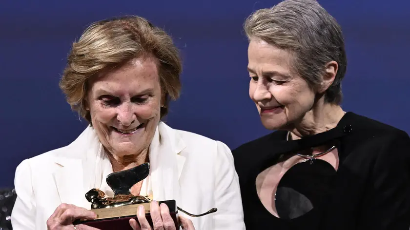 Liliana Cavani, Leone d'oro alla Carriera, con Charlotte Rampling