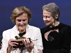 Liliana Cavani, Leone d'oro alla Carriera, con Charlotte Rampling