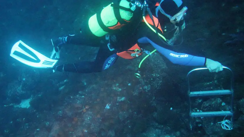 I sub ripuliscono le acque della celebre Grotta Azzurra di Capri. Sui fondali del mitico antro blu sono state ritrovate e recuperate centinaia di contenitori in plastica, lattine, bottiglie in vetro e perfino una scaletta metallica persa da un motoscafo. L'intervento dei subacquei dell'associazione di volontari Sub Capri, che e' stato autorizzato dalla Soprintendenza ai beni archeologici di Napoli e si e' svolto con l'ausilio dei carabinieri della stazione di Anacapri che hanno monitorato da terra l'immersione, era volto a tutelare quel bene naturale che e' per l'isola e per il mondo intero la Grotta Azzurra di Capri. ANSA/CATUOGNO
