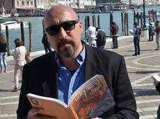 Interpress/Mazzega Pellicani Venezia, 30.03.2014.- manifestazione pacifica di Forza Nuova in Piazzale Alla Salute.- Nella foto Sartori