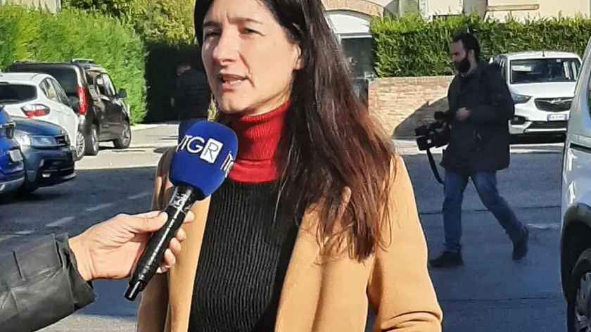 Elisa Camerotto, la zia materna di Giulia Cecchettin, la 22enne di Vigonovo (Venezia) scomparsa da quattro giorni insieme all'ex fidanzato Filippo Turetta, 15 novembre 2023