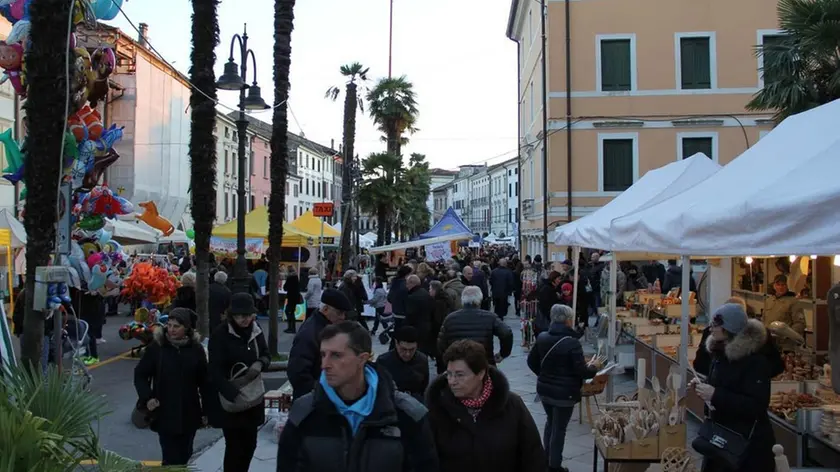 COLUCCI - DINO TOMMASELLA - PORTOGRUARO - VEDUTE DEL POMERIGGIO ALLA FIERA SI S. ANDREA