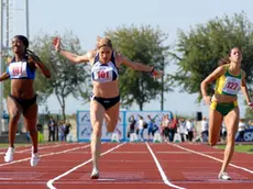 (CRUCCU) CAORLE 26/09/09 MATTEO BOEM CAMPIONATO ITALIANO DI SOCIETA' ASSOLUTO DI ATLETICA LEGGERA 100 M DONNE: N¡101 LEVORATO