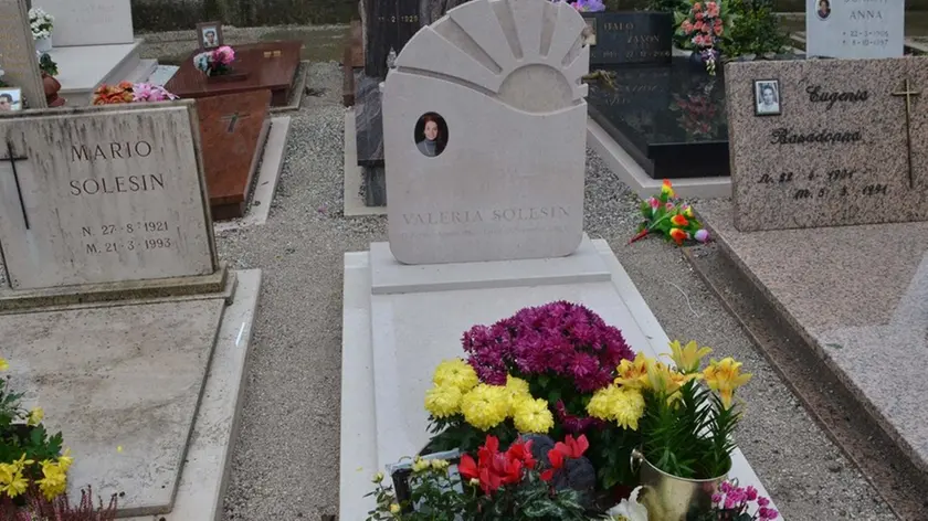 Interpress/Gf.Tagliapietra. 13.11.2017.- La tomba di Valeria Solesin a due anni della morte