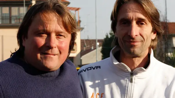 Mestre Calcio. Nella foto da sinistra: Minio Mauro e Camilli Peter