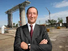 03/10/08 - INAUGURAZIONE ALL'ARSENALE DELLE STRUTTURE DI ORMEGGIO PER IL RIGASSIFICATORE 'ADRIATIC LNG' DI PORTO LEVANTE - PIERGIORGIO BAITA PRESIDENTE MANTOVANI SPA