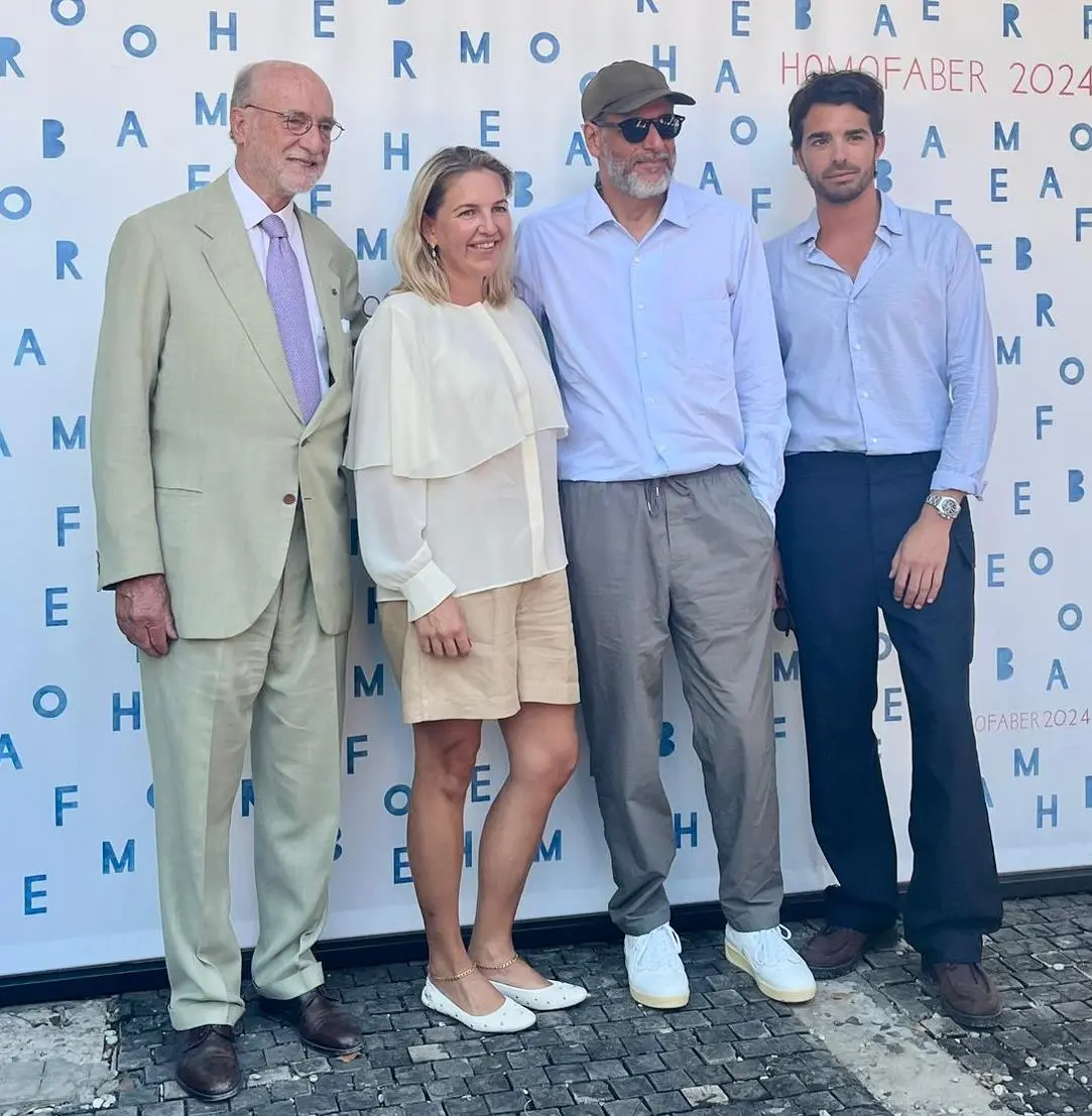 Da sinistra Gianfelice Rocca, Hanneli Rupert, Luca Guadagnino e Nicolò Rosmarini