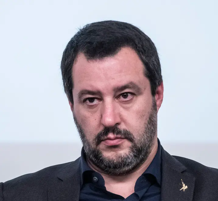 21/12/2018 Roma,conferenza stampa a margine del consiglio dei Ministri sul tema delle autonomie delle regioni nella foto Matteo Salvini