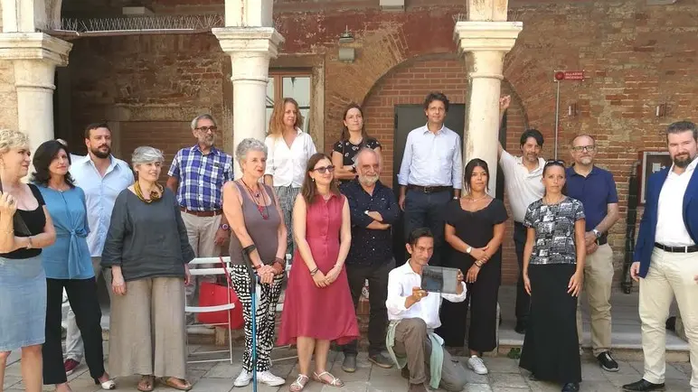 Interpress/Gf.Tagliapietra. 01.07.20.- Presentazione lista civica ai Gesuiti.
