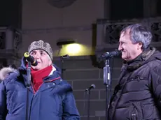 Foto Agenzia Candussi/ Morsego/ Mestre, piazza Ferretto/ Il sindaco Brugnaro accende le luci natalizie