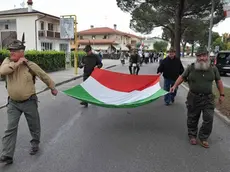 SAN MICHELE AL TAGLIAMENTO - FGAVAGNIN - VATRELLA - PARTENZA DEGLI ALPINI DA CASA MILANI -RIEVOCAZIONE STORICA