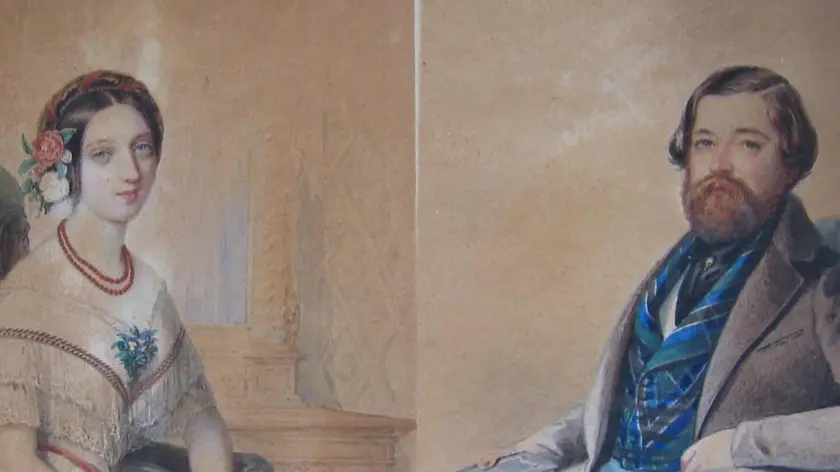 Elisabetta Michiel e Giobatta Giustinian, patrioti della Repubblica del ’48 e primo sindaco della Venezia italiana a cui, per volere della moglie, è intitolato l'ospedale per "poveri malati cronici"