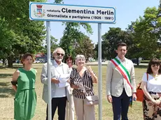 La targa dedicata a Tina Merlin