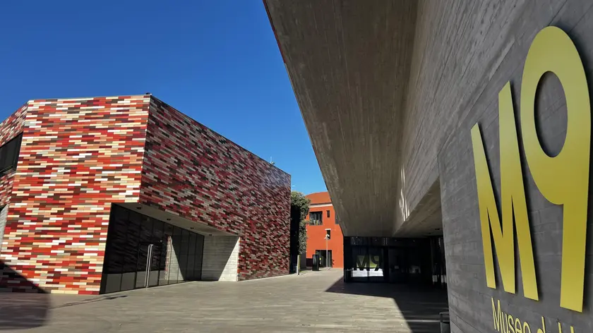 Una veduta del museo M9, Museo del Novecento, in centro a Mestre. Il museo è un progetto della Fondazione di Venezia