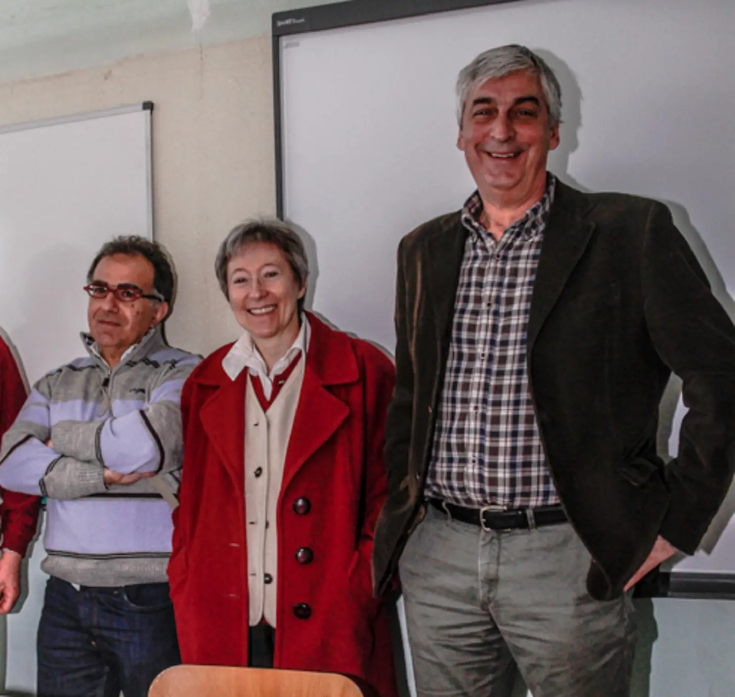 I docenti Roberto Vaglio, Sandra Cocchi e Ruggero Zanin