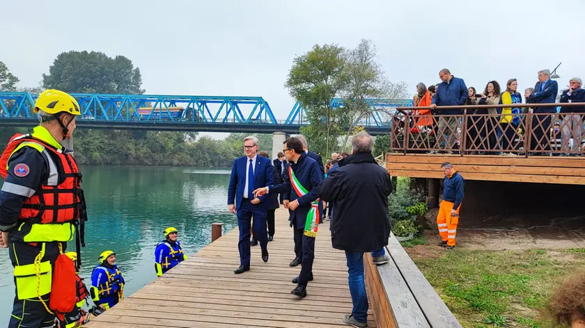 L'assessore Giampaolo Bottacin e il sindaco di San Donà Andrea Cereser