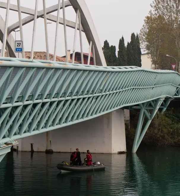 DE POLO - Dino Tommasella - Eraclea - Ricerche corpo suicida da ponte di Eraclea