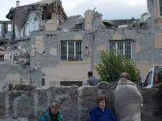 24/08/2016 Amatrice. Il paese completamente distrutto dal sisma di magnitudo 6.0 di questa notte