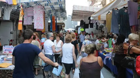 PELLICANI MESTRE 11/07/2008 Mercato settimanale © Light Image- Bertolin
