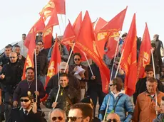 Interpress/M.Tagliapietra Venezia 24.10.2014.- Manifestazione dipendenti Palomar.